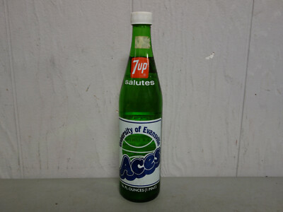 16 oz 7-up soda bottle-The University of Evansville Aces