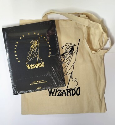 Wizardo: Stories Of A Bootlegger Book + Promo Bowie, Beatles, Pink Floyd, Queen