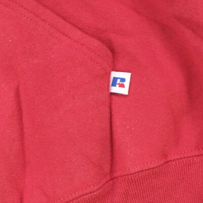 Rare Vintage RUSSELL ATHLETIC Plain Blank Pullover Hoodie