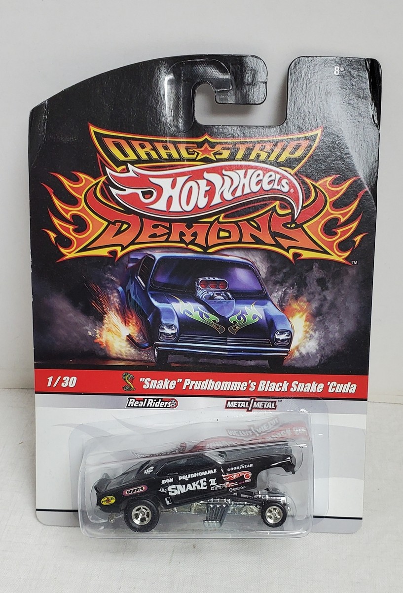 Hot Wheels Drag Strip Demons Snake Prudhomme's Black Snake 'Cuda