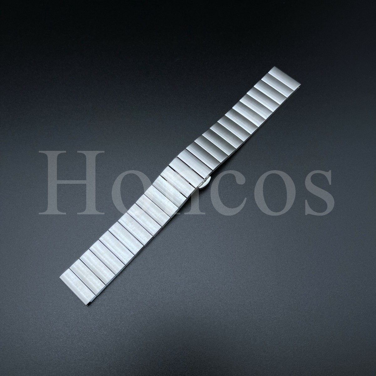 18 20 22 24MM Stainless Steel Metal Silver Bracelet Watch Band
