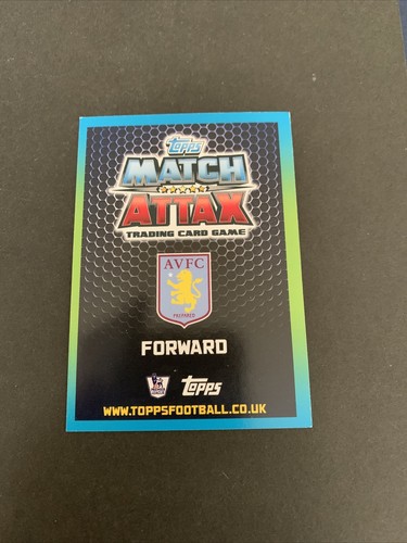 2015/16 Aston Villa Jordan Ayew Topps Match Attax #54 - Picture 2 of 2