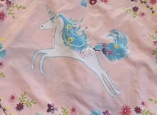 Mainstays Kids Bedding Set 7PCS Rainbow Unicorn Theme - Size Full