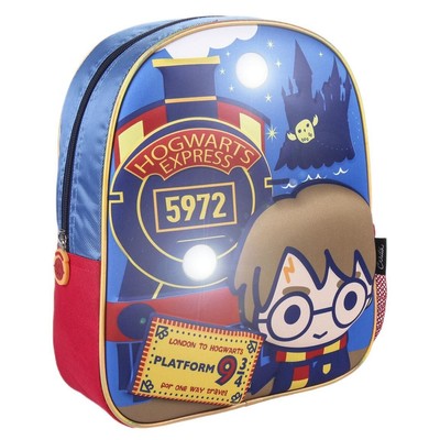 Harry Potter Rucksack mit 3D Lichtern Offiziell Hogwarts Express Platform 9 & 3/4