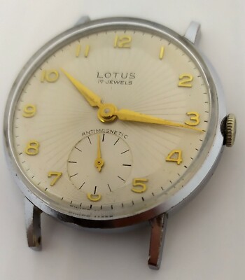 Rare and authentic Swiss made vintage LOTUS, hand winding watch | eBay