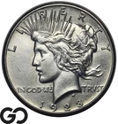 1928 Peace Dollar *Key Philadelphia Issue* Uncirculated, Series Low Mintage