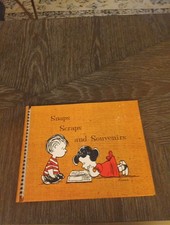 Hallmark 1967 PEANUTS "Snaps, Scraps and Souvenirs" Spiral Bound Scrapbook, V VG
