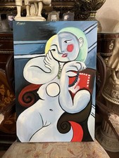 Pablo Picasso - Amazing Oil On Painting - Signed - Stamped - A1