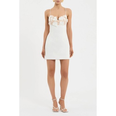Rebecca Vallance "Parrish" Lace-Trim Mini Dress  AU 8 (US 4)  NWT -MSRP  $749 | eBay