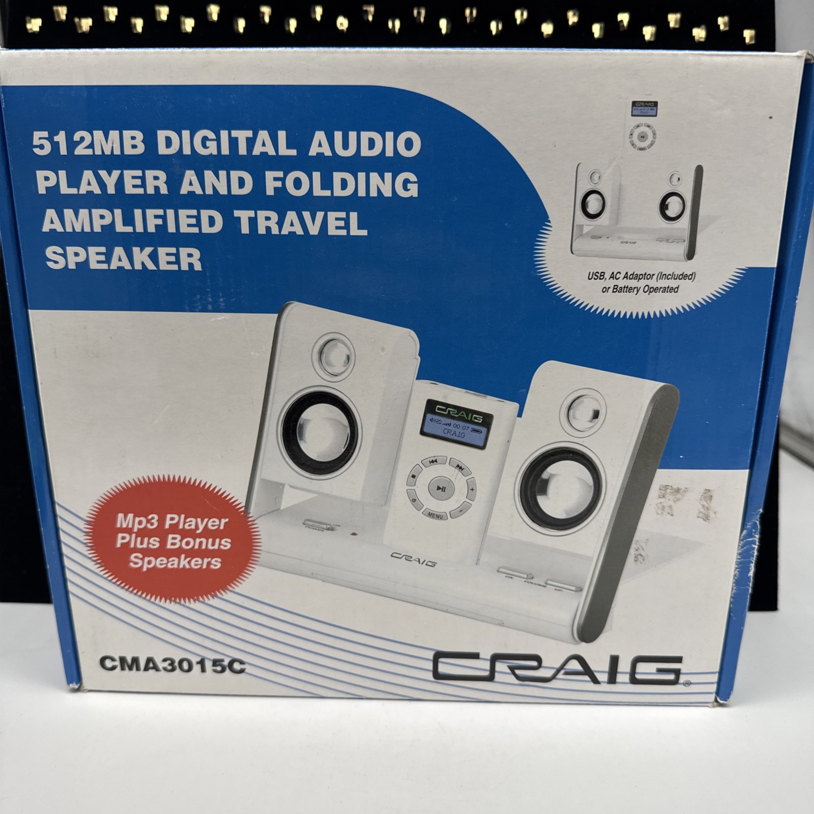 And Folding Amplified Travel Speaker: Cma3015c Craig