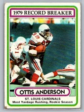 1980 Topps #1 Ottis Anderson