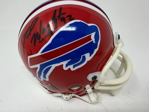 Buffalo Bills Ted Washington #92 Signed Mini Helmet