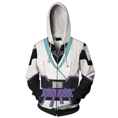 Valorant Hoodie Sweatshirt Zipper Coat Halloween Cosplay Costume