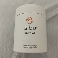 SIBU Omega 7 Sea Soft gels 60 ct Sea Berry 5/27 Exp Sealed New
