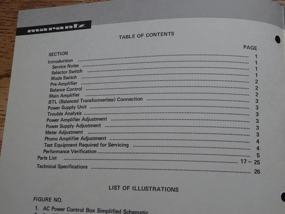 ⭐️⭐️⭐️ Marantz Model 4100 Quadradial Amplifier SERVICE MANUAL ORIGINAL! ⭐️⭐️⭐️ - Bild 4 von 4