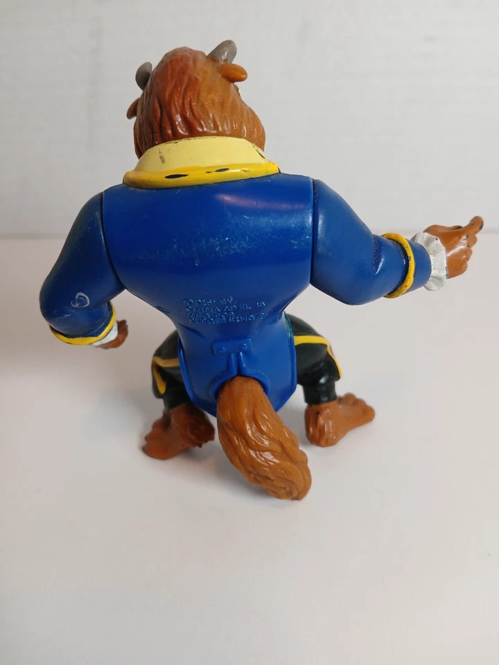 Figura de acción vintage 1991 Disney La Bella y la Bestia Burger King comida para niños Foto 2 de 4