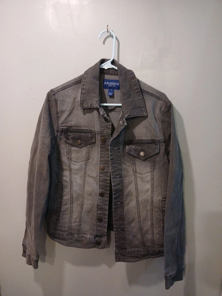Men's Denim Jacket Charcoal Gray/black M
Opens in a new window or tab