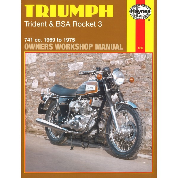 Triumph Motorrad Trident Und BSA Rocket 3 (1969-1975) Werkstatthandbuch Haynes-image