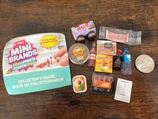 Zuru Mini Brands - Fill the Fridge -9 Minis All Different! 2 Mags-No Duplicates!