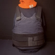 American Body Armor Bullet Proof Vest Level II (2) Size Large w/6x8 Trauma Plate