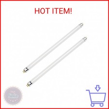 Pack of 2 F8T5/WW 8W T5 12" Warm White 3000k Fluorescent Light Bulb 20, 000hr
