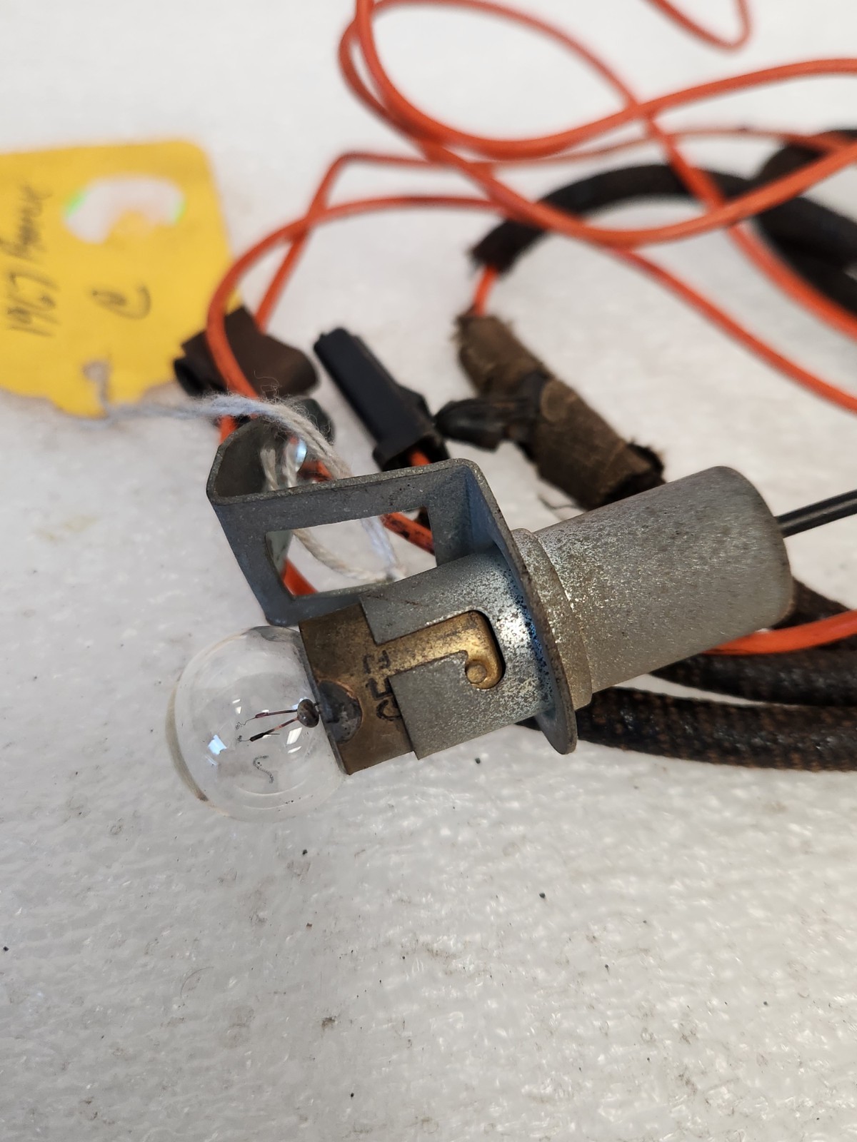 1967 Buick Riviera Wildcat trunk light assembly with wires factory original GM