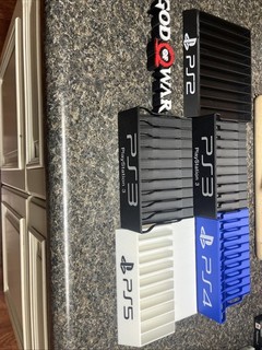 Supporto gioco Sony PlayStation stampato in 3D PS2 PS3 PS4 PS5 segno God Of War