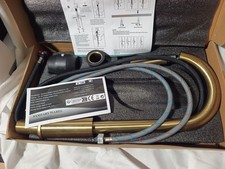 Suguword Brushed Gold Kitchen Tap, Pull Down Sprayer Tap with High Arc