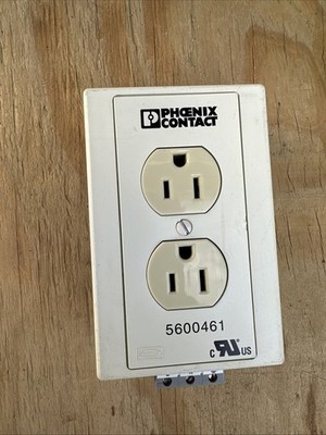 PHOENIX CONTACT 5600461 RAIL MOUNTED DUAL POWER OUTLET