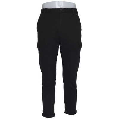 Lindbergh White, Cargohose, Größe: M, Schwarz, Elasthan/Polyester/Viskose #D4m