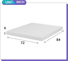 6 Inch Gel Memory Foam Mattress Fiberglass Free/CertiPUR-US Certified PayLessHer