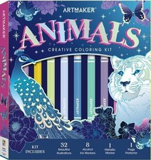 Art Maker Animals Coloring Kit by Hinkler [Other merchandise]