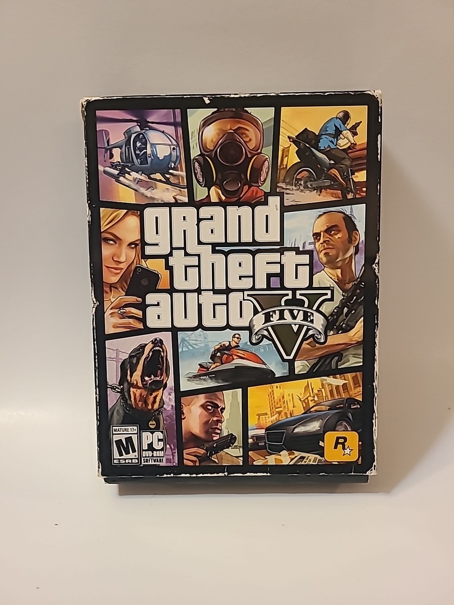 GTA V Grand Theft Auto 5 PC 7-Disc Set 710425414534| eBay