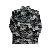 Kids camouflage fleece 3/4 zip sweatshirt