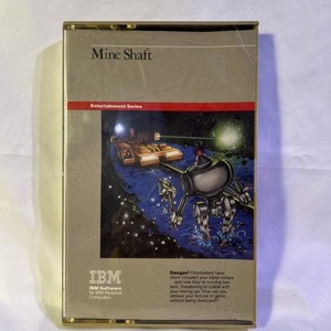1983 Mine Shaft IBM PCjr Vintage Game with Cartridge and Manual Untested Vintage