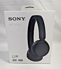 Sony WH-CH520 Wireless Headphones .Bluetooth .On-Ear Headset Black 