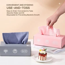 Disposable Microfiber Multi-surface Kitchen Cleaning Wipes (20pcs/Box)