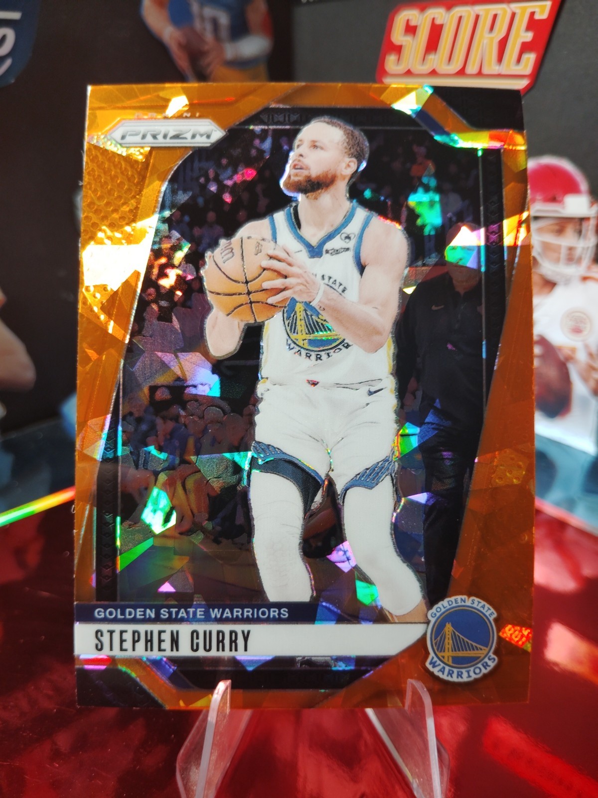 2024-25 Panini Prizm - Stephen Curry #134 Orange Ice Prizm