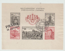 Tschechoslowakei Block 16B (Briefmarkenausstellung PRAGA 1955) gestempelt