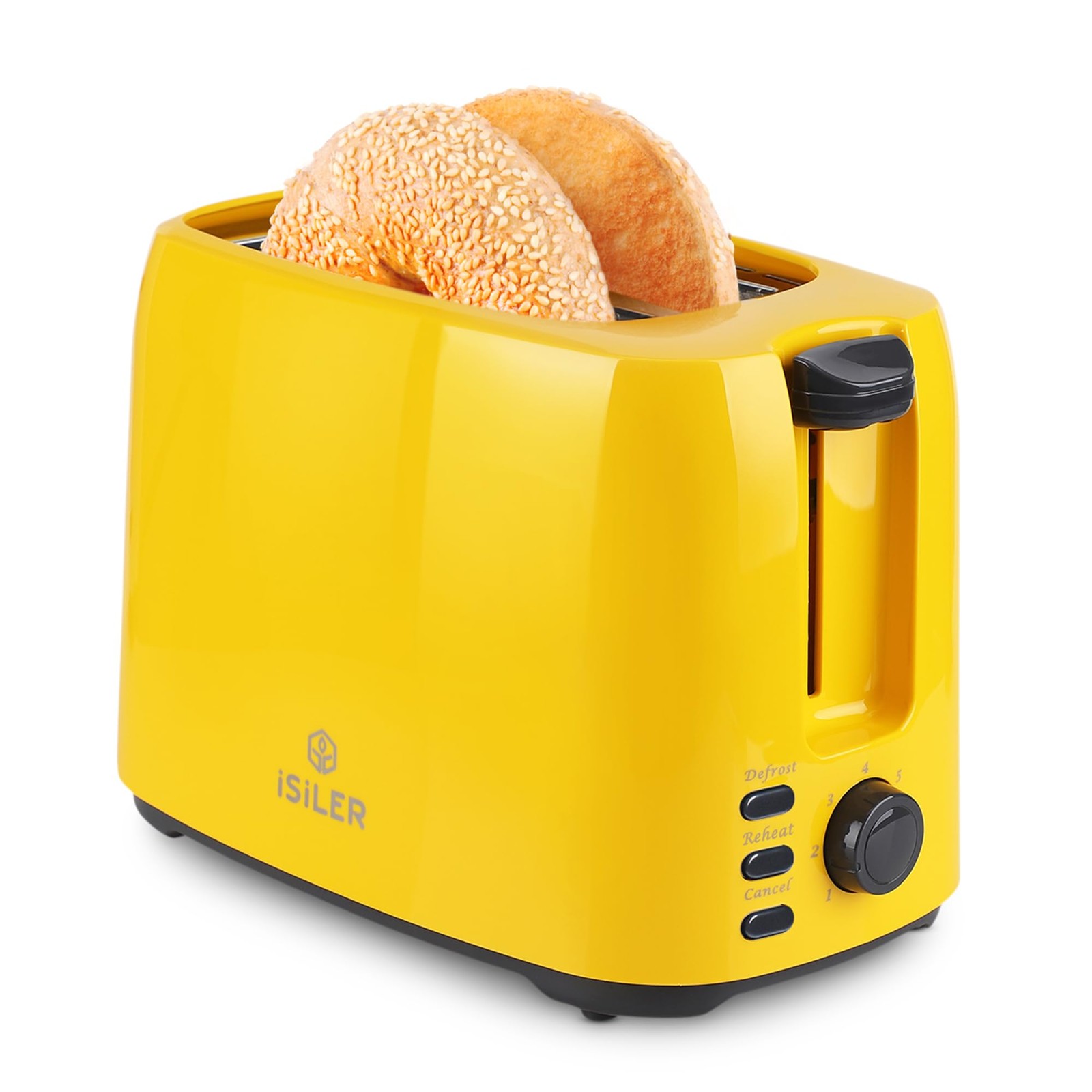 2 Slice Toaster, 1.3 Inches Wide Slot Bagel Toaster with 7 Shade Settings and...