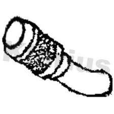 Klarius Centre Exhaust Repair Pipe for Mini Mini One Hatch W10B16A 1.6 2001-2006