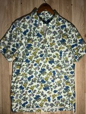 Nike Dri Fit Men  s Medium Floral All Over Print Golf Polo Shirt Players Tour