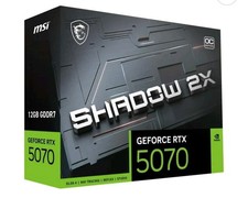 MSI Shadow 2X OC GeForce RTX 5070 12GB RAM - Graphics Card - NEW & SEALED !!!