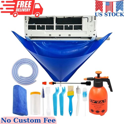 #ad #ad Mini Split Cleaning Kit Bag with 2L High Pressure Sprayer 10pcs Large $60.19