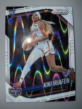 2025 WNBA Panini Prizm Kiki Iriafen # 72 White Seismic Wave Prizm (RC)