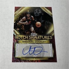 Immanuel Quickley #TNS-IQ Prices | 2025 Topps Notch Signatures