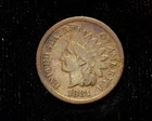 HS&C: 1881 Indian Head Penny/Cent VF Corrosion. - US Coin