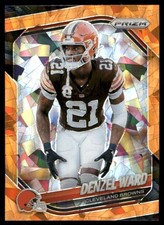 2025 Panini Prizm #90 Denzel Ward Orange Ice
