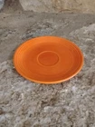 Fiestaware Vtg Fiesta Saucer 6" Radioactive Red Orange Original 1930-1945 Read