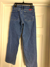Wrangler Boys Blue Denim Jeans Regular Fit Straight Mid Rise Button 5-Pocket
